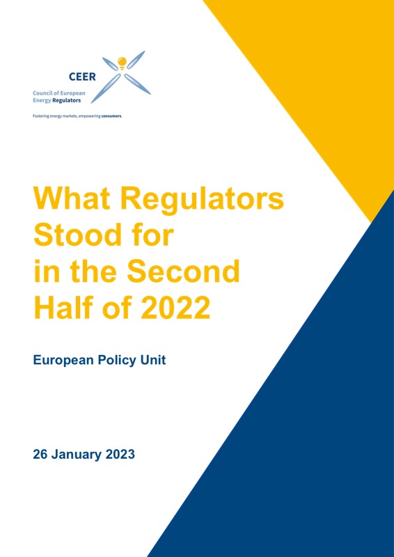 20230206 What Regulators Stood for in the Second Half of 2022 CEER
