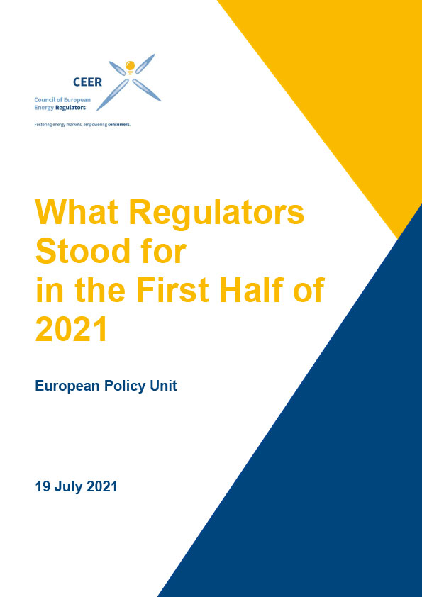 20211008 CEER What Regulators Stood for in the first half of 2021 1